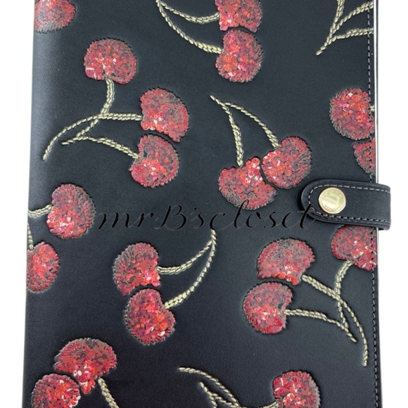 Coach Black Cherry Notebook Limited Authentic - Picture 2 of 7